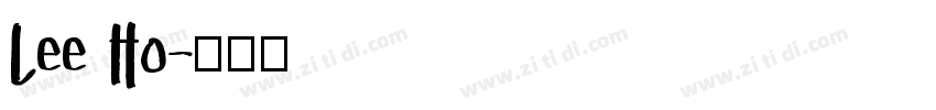 Lee Ho字体转换
